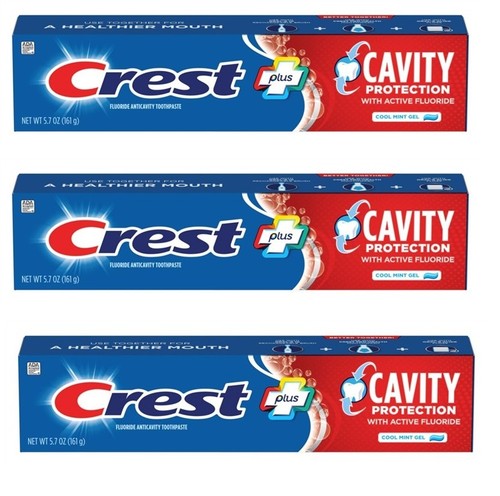 Crest toothpaste cavity - bl,