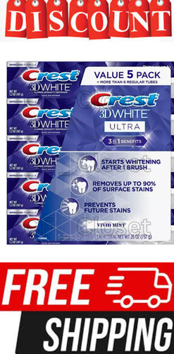 Crest white ultra - crest, 3d