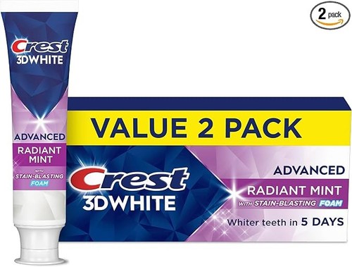 White advanced toothpaste - 3d,