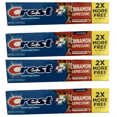 Crest plus cinnamon - 4x,